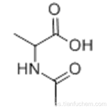 Ácido 2-acetilamino-propiónico CAS 1115-69-1